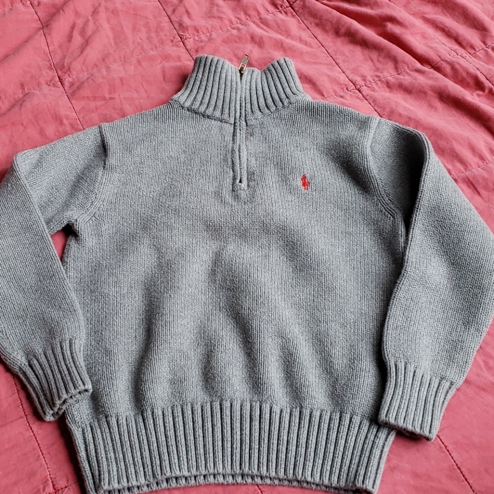 Boys Ralph Lauren half zip up sweater
